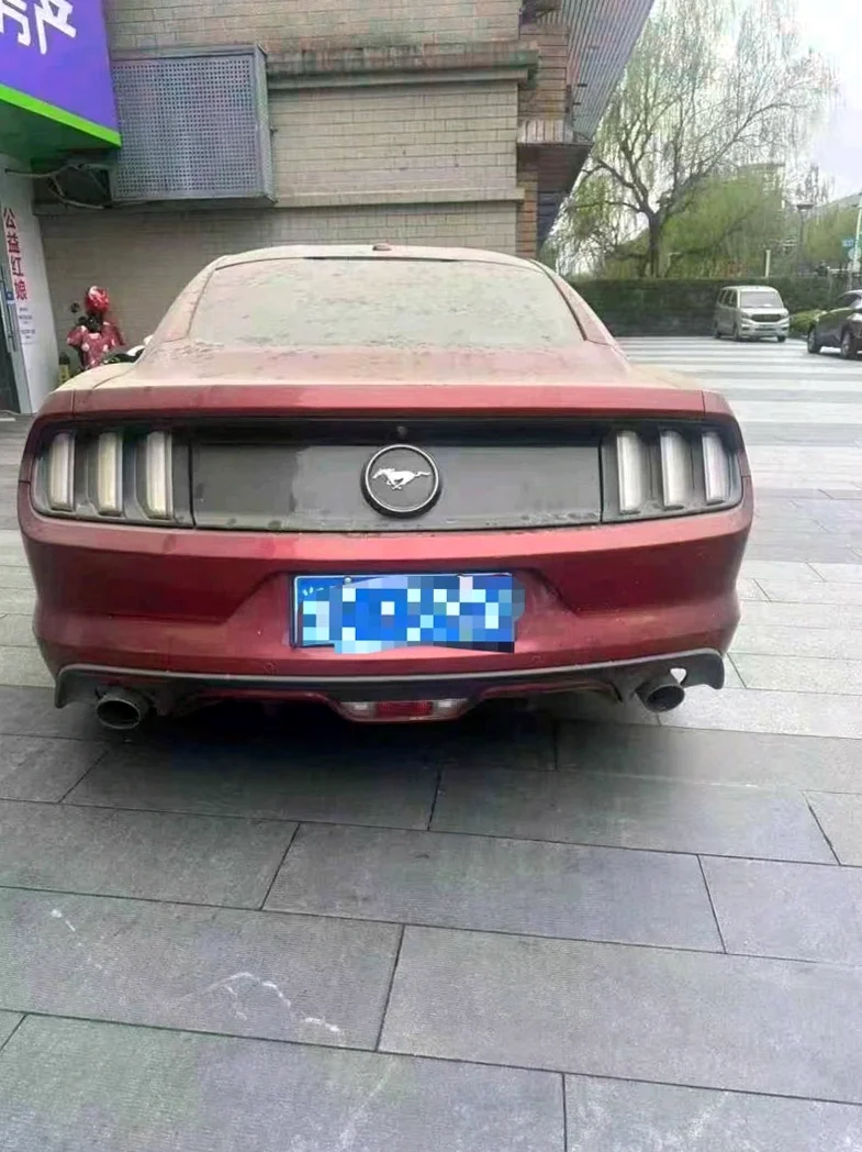 福特野马 后面外观一