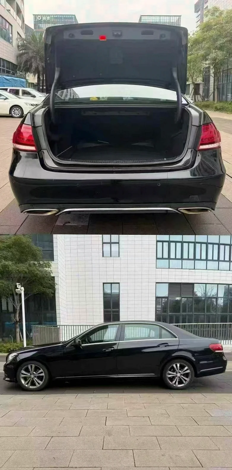 奔驰E 后面外观二