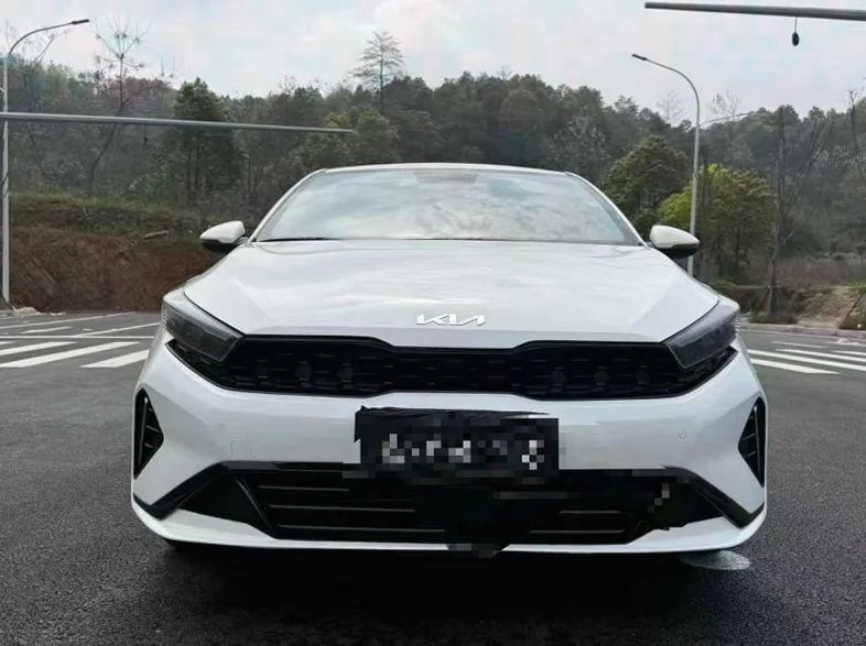 岳阳2023年起亚K3客户回头车 正面外观一