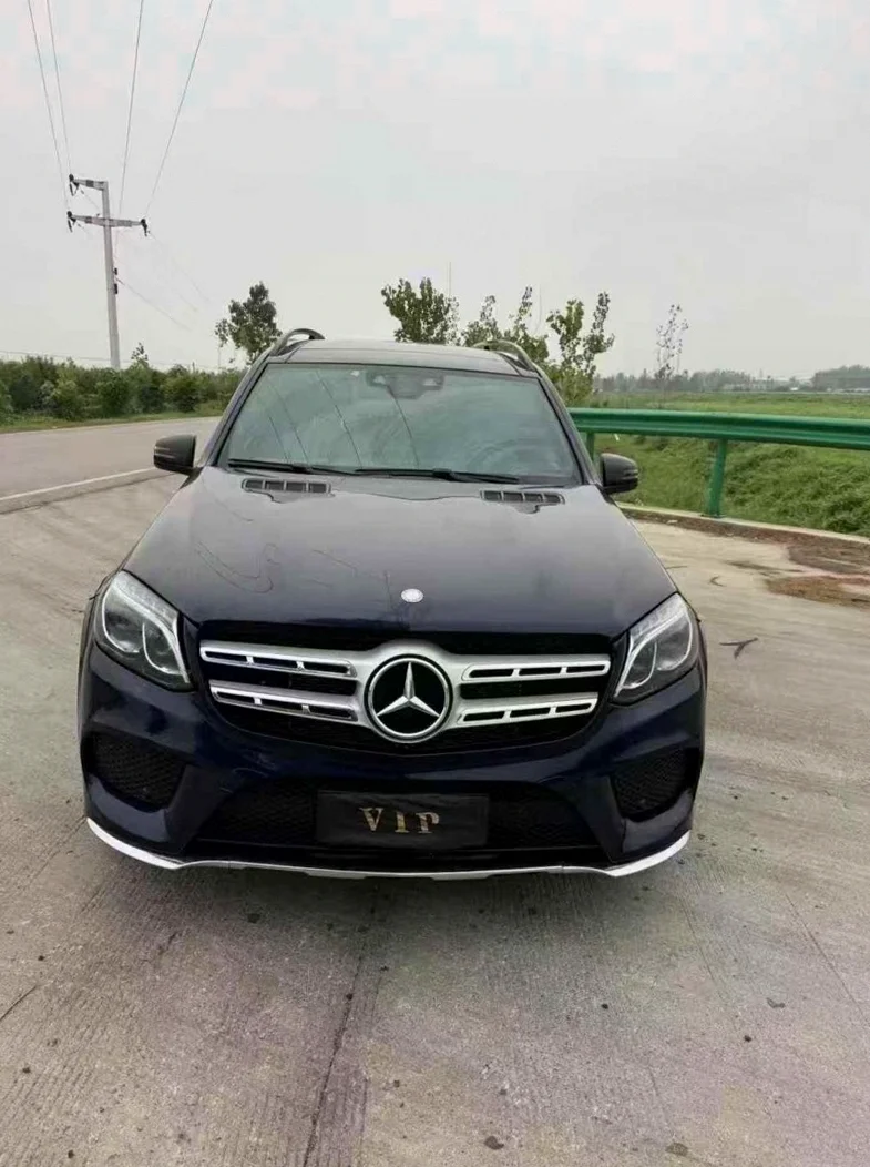马鞍山2017年奔驰GLS客户回头车 正面外观一