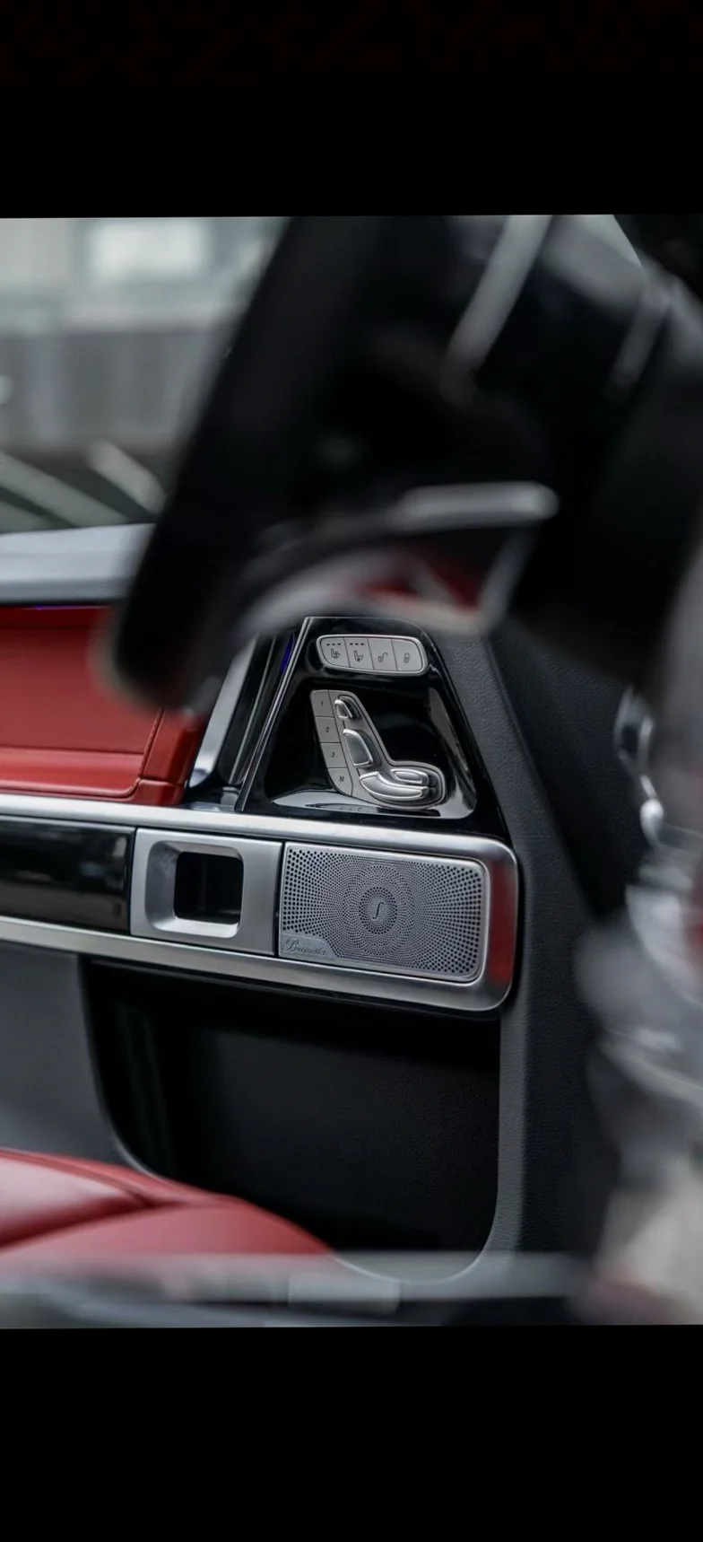 奔驰G 内饰后排