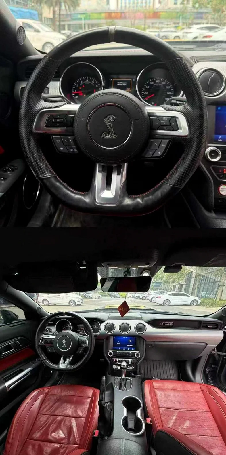 福特野马 后面外观一