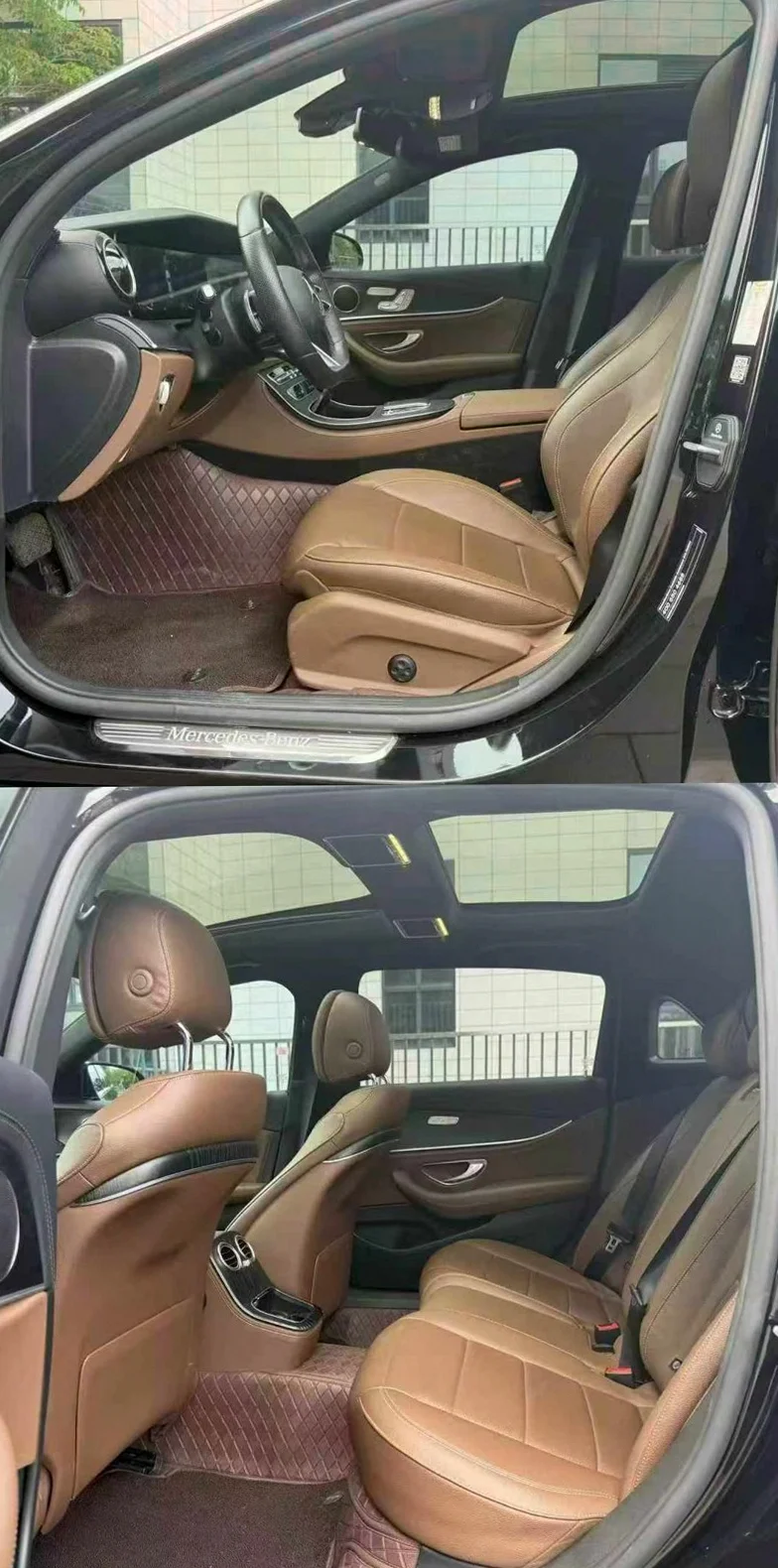 奔驰E 后面外观一