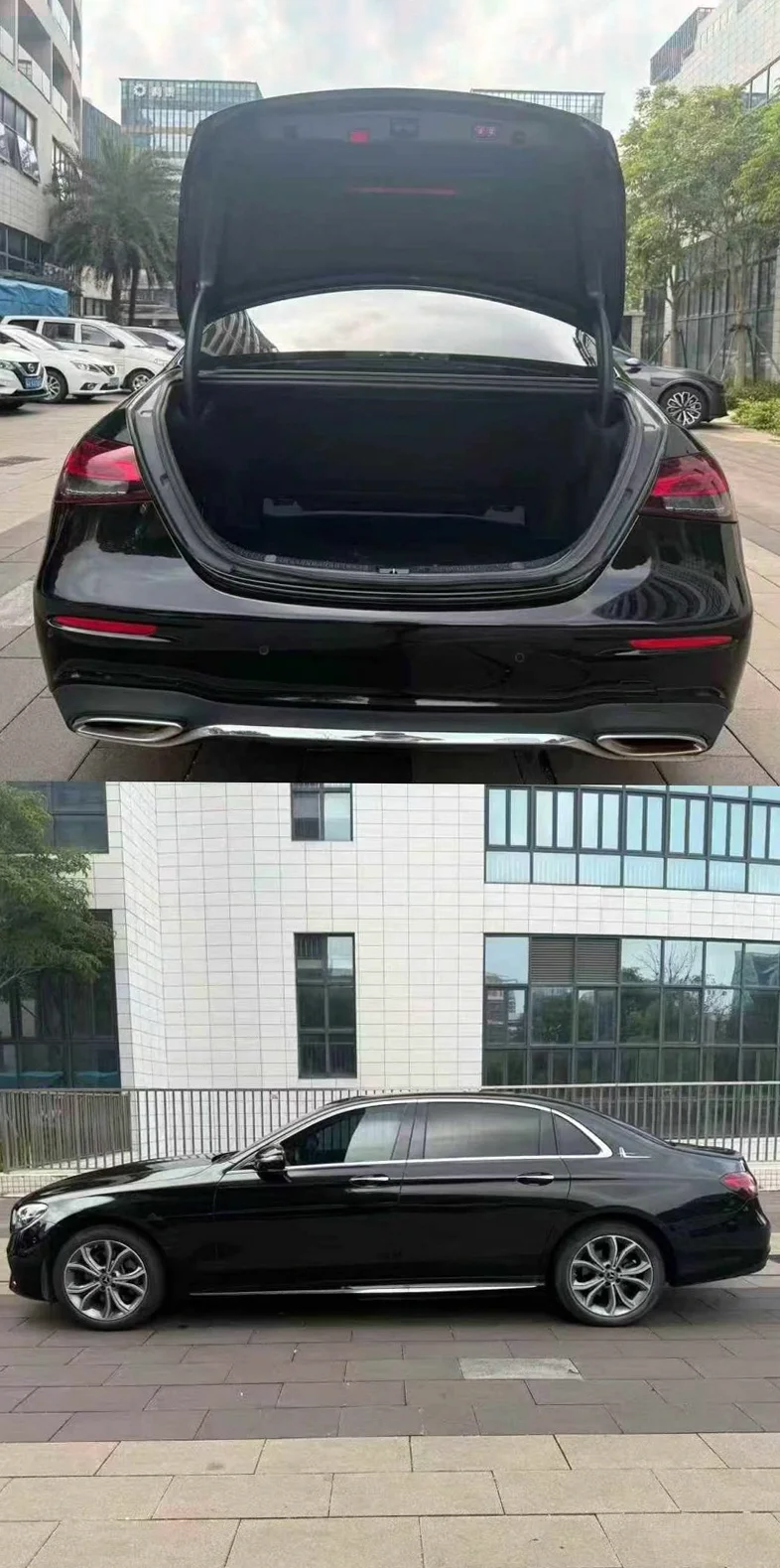 奔驰E 后面外观二