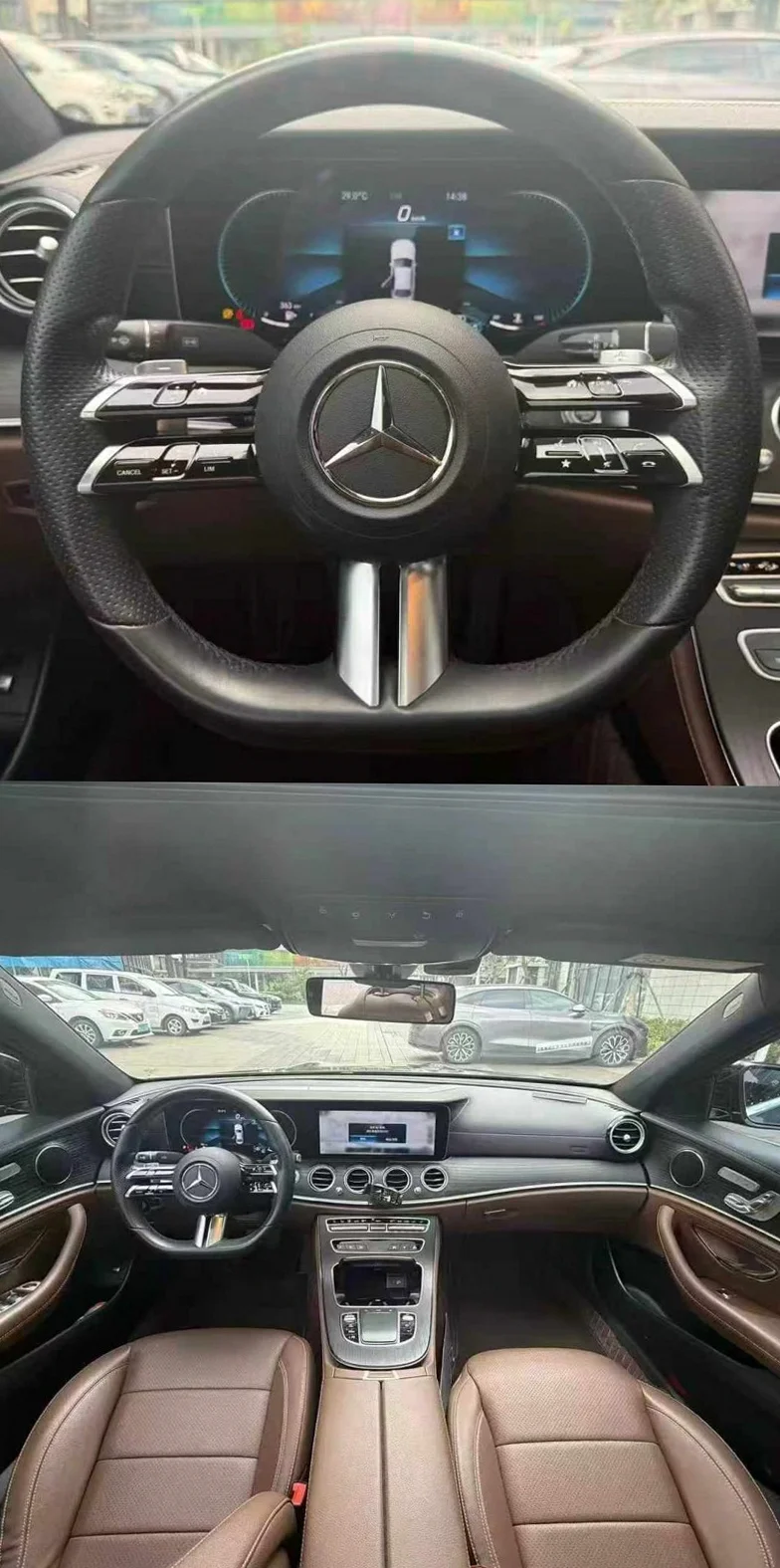 奔驰E 正面外观三