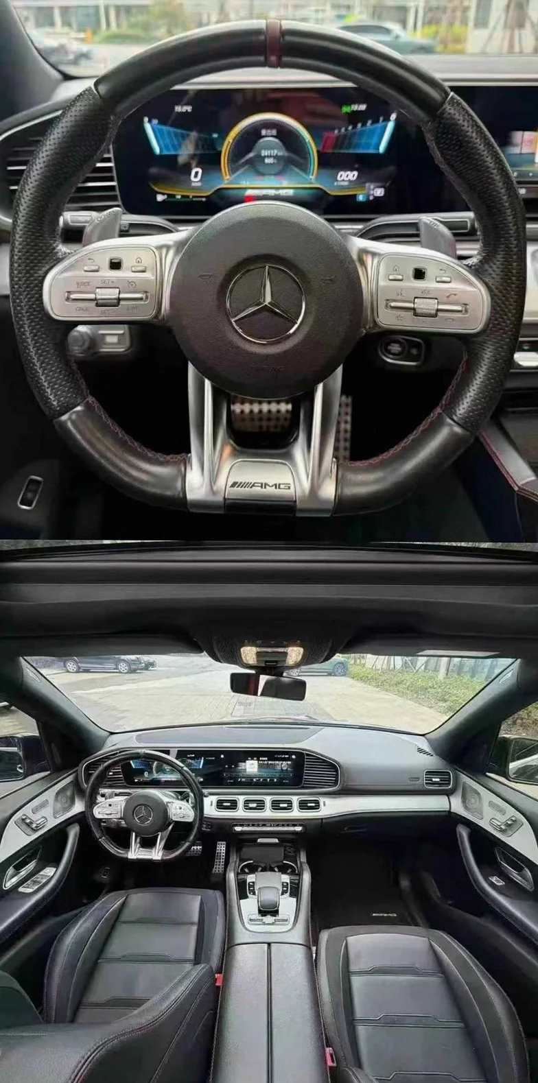 奔驰AMG 后面外观一