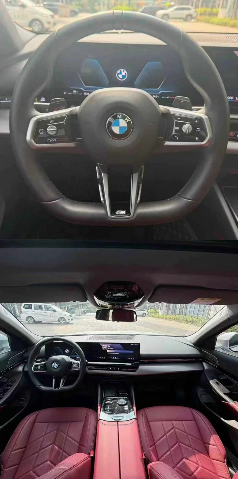 宝马5系 后面外观一