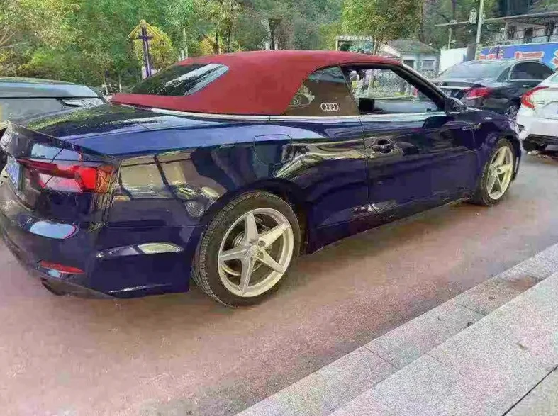 奥迪A5 内饰后排