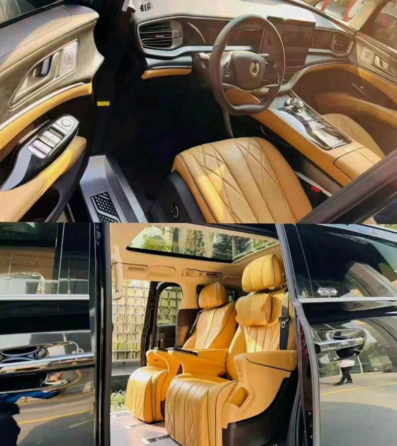 腾势D9 后面外观一