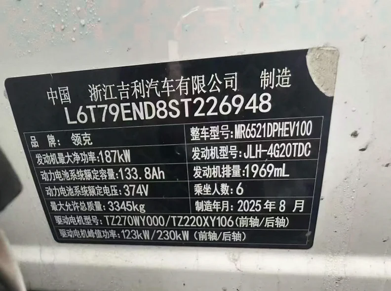 极氪汽车009 后面外观二