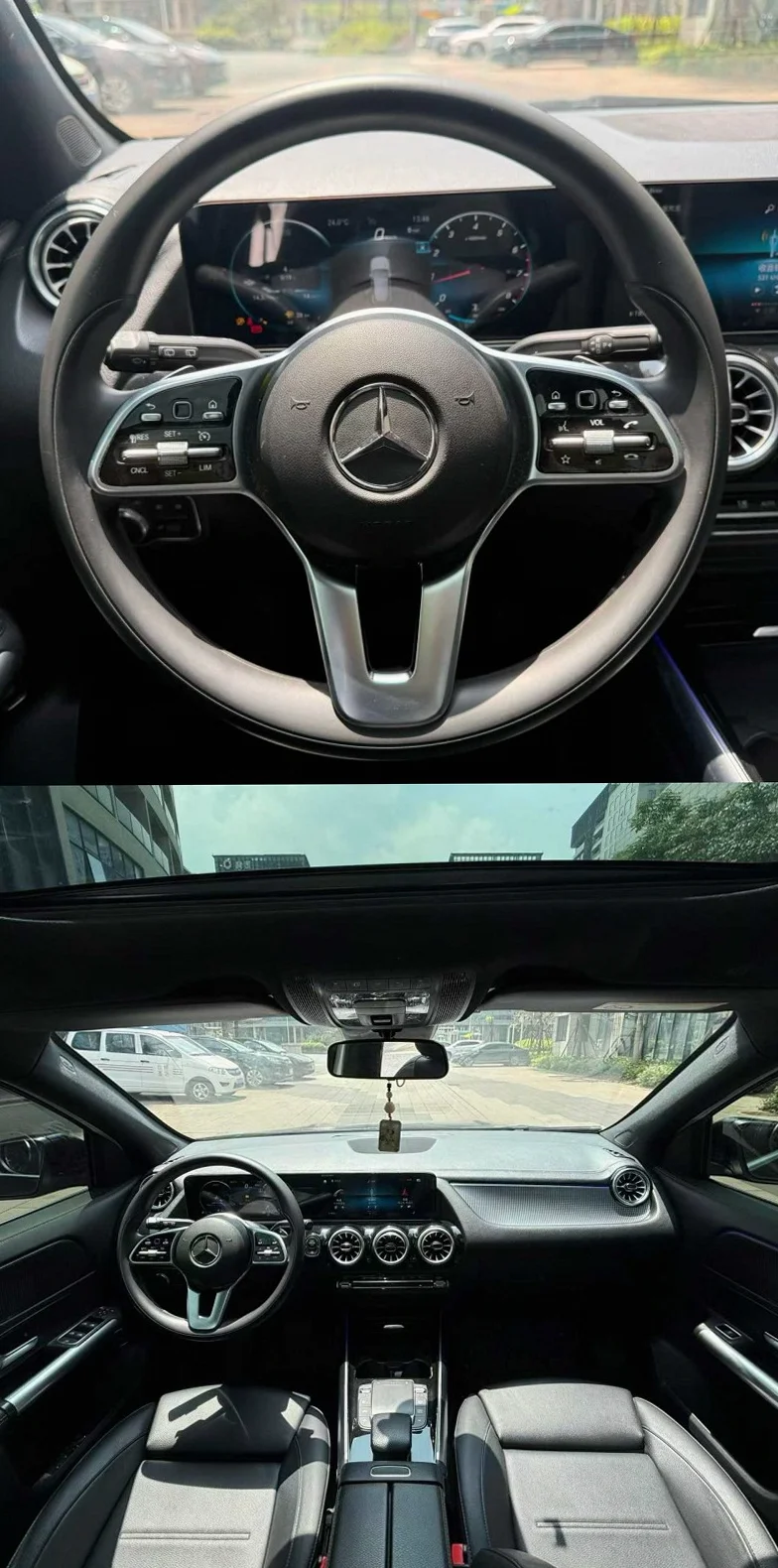 奔驰GLA 内饰后排