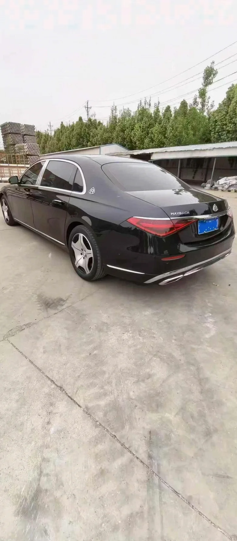 奔驰迈巴赫S级 内饰后排