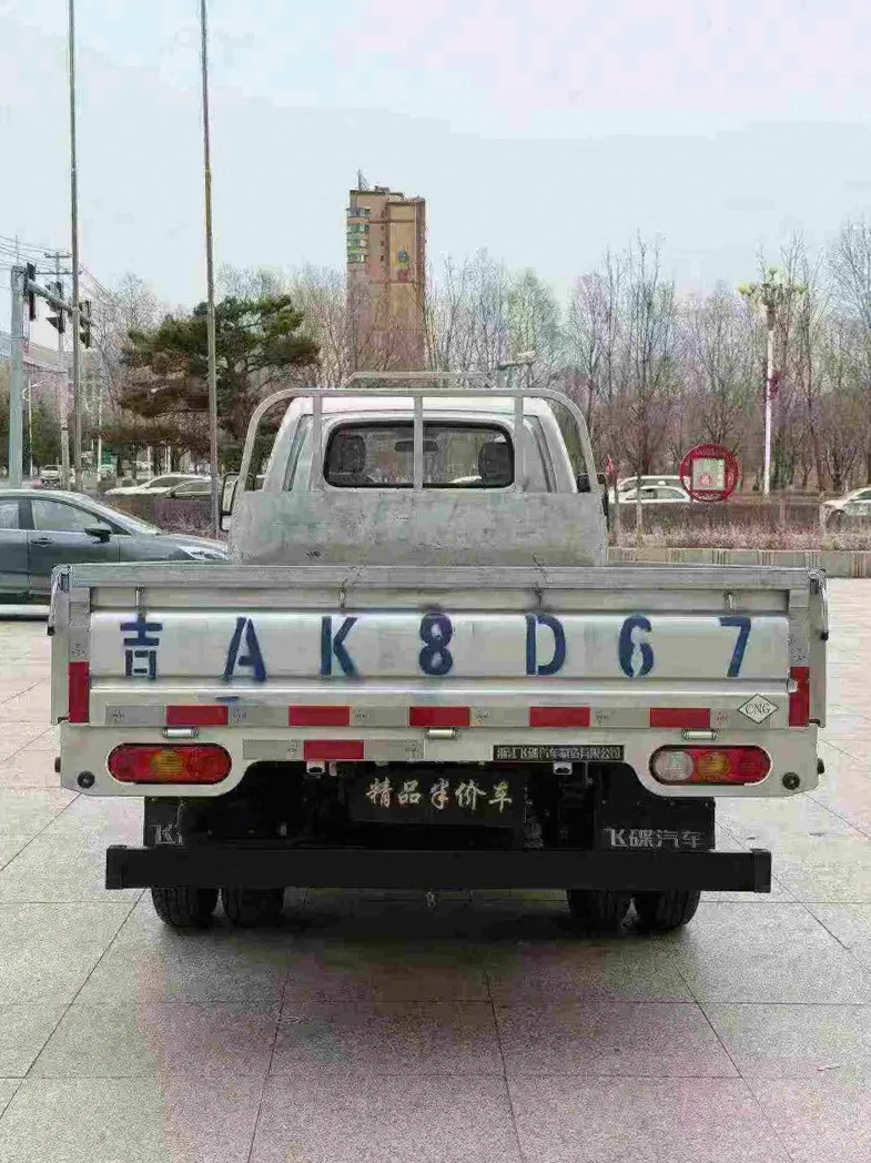 飞碟箱货货车 后面外观一
