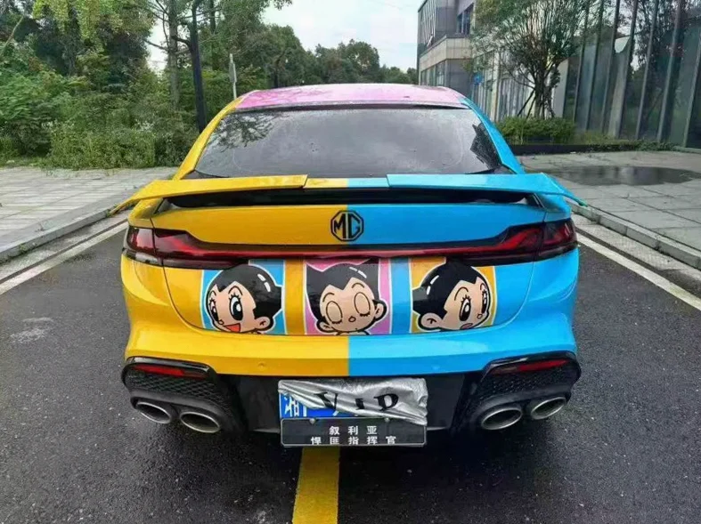 名爵7 内饰后排