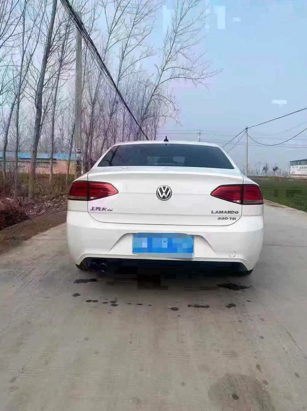 大众凌渡 后面外观一