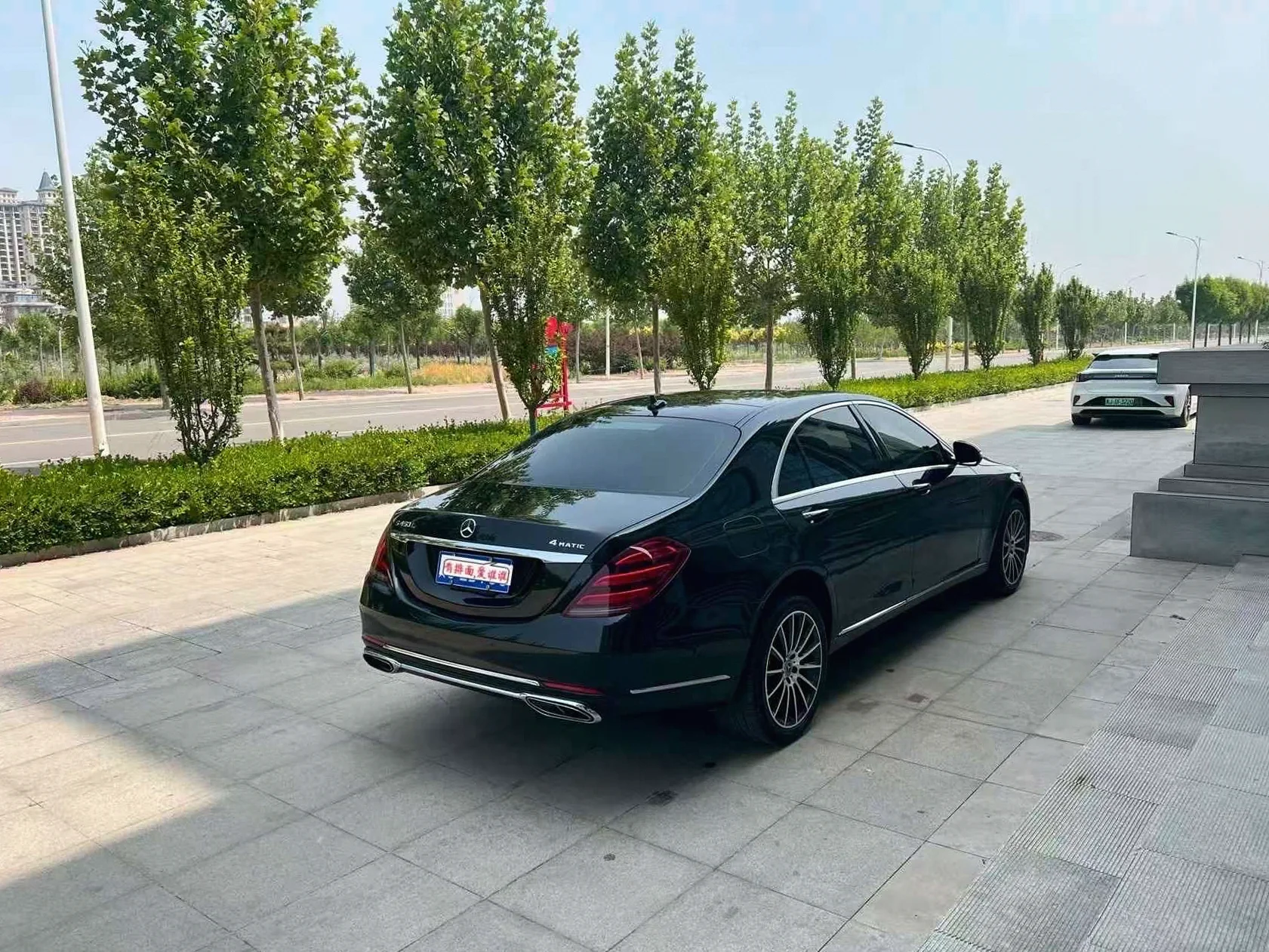 奔驰S 后面外观二