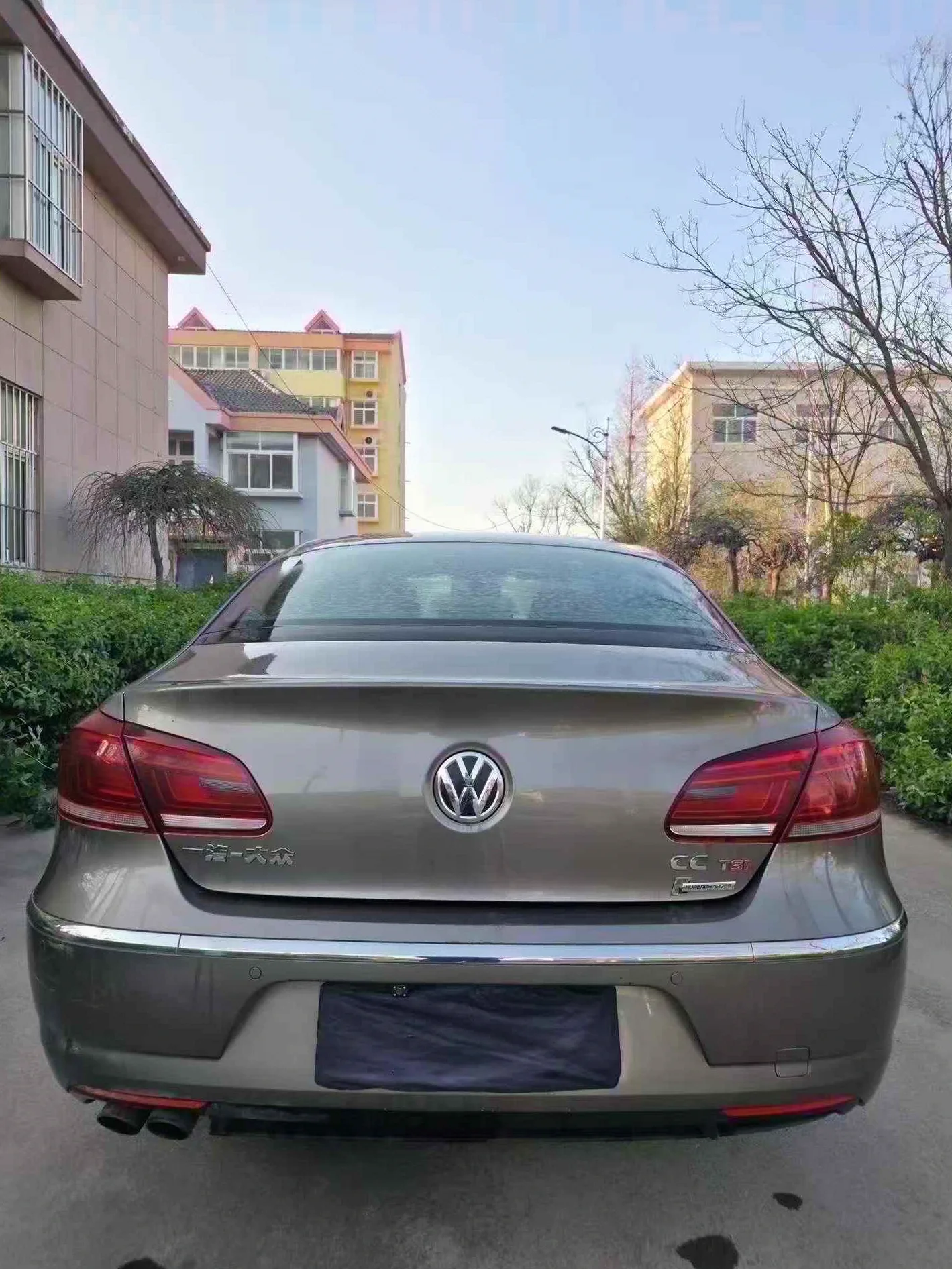 大众CC 后面外观一