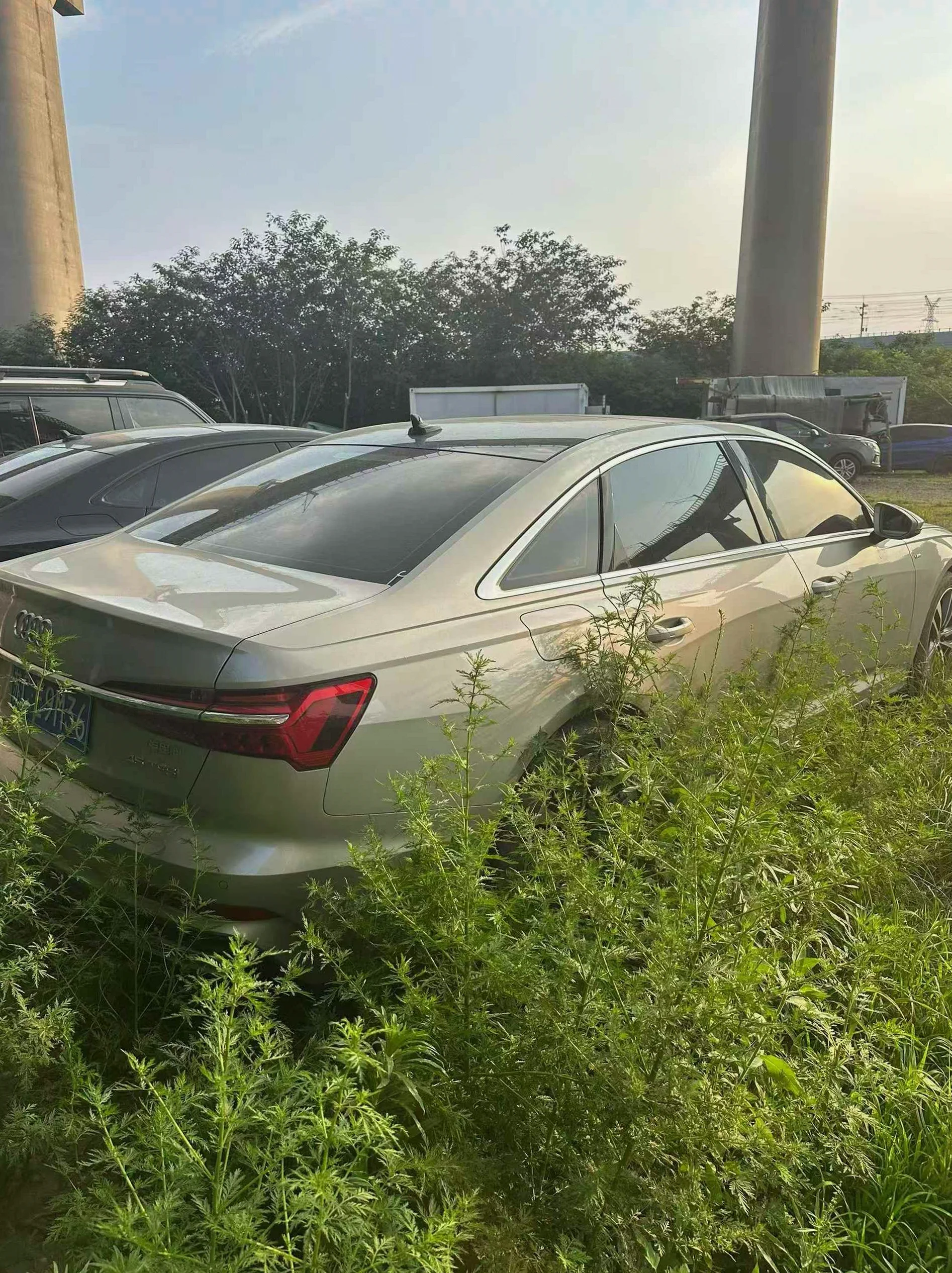 奥迪A6L 后面外观一