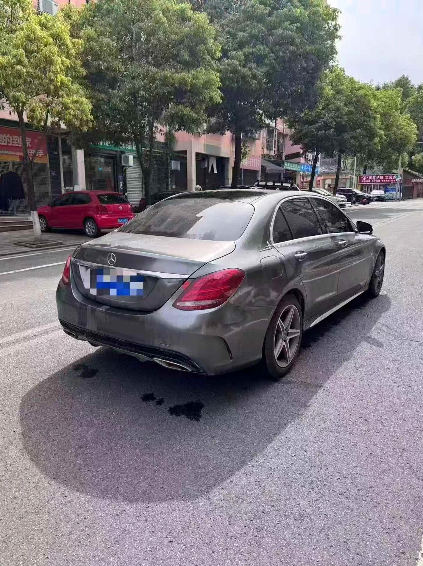 奔驰C 内饰前排