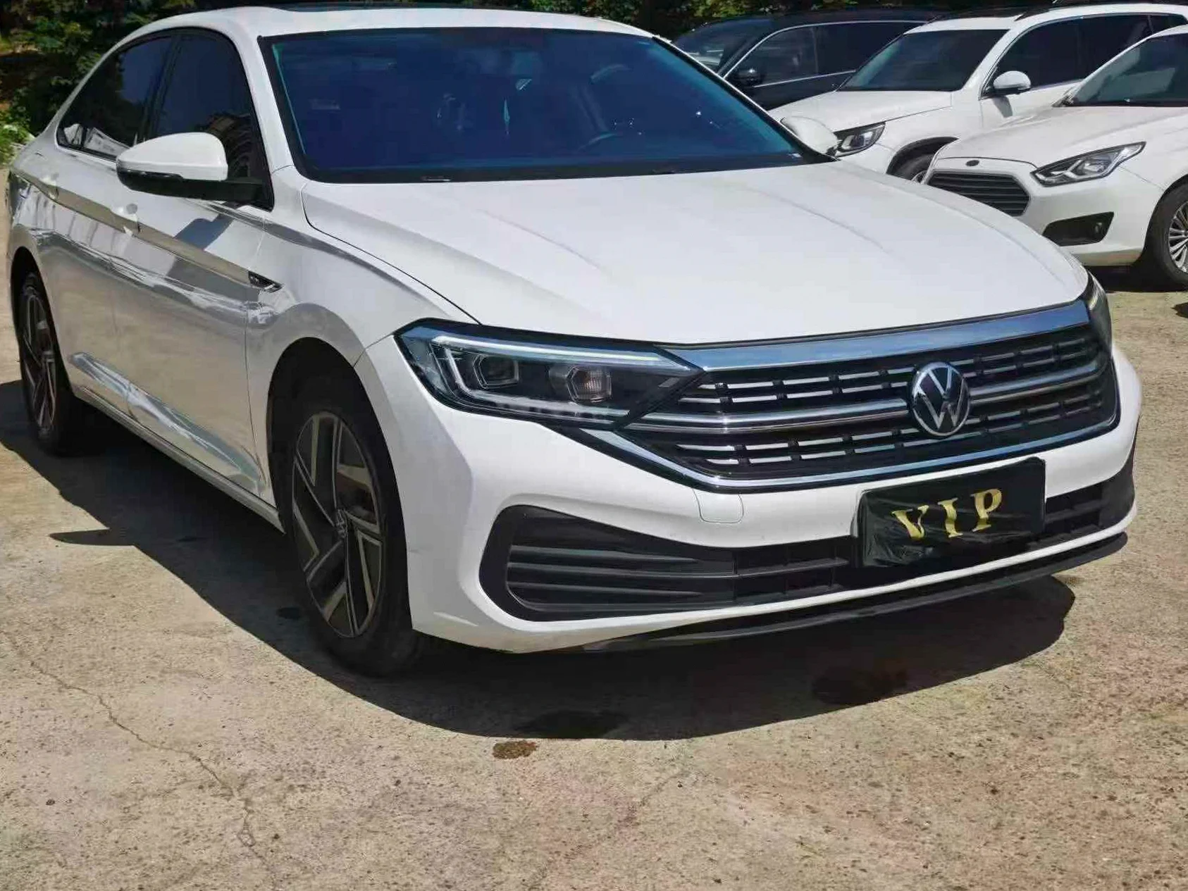 大众速腾 正面外观二