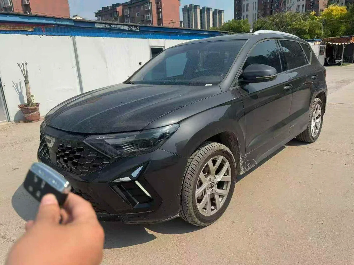 大众捷达 正面外观二