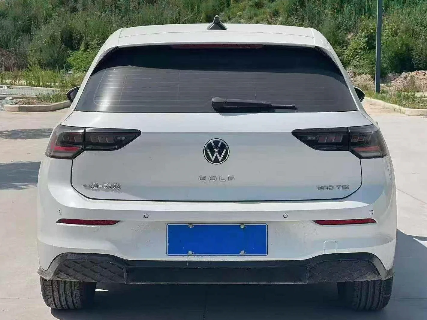大众高尔夫 后面外观一