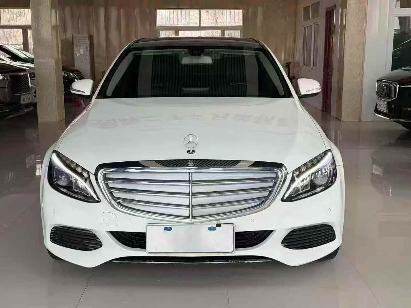 15年奔驰C200L 2.0T立标