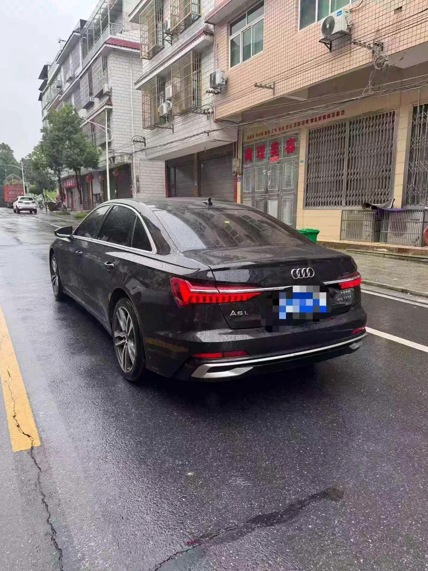 奥迪A6L 内饰后排