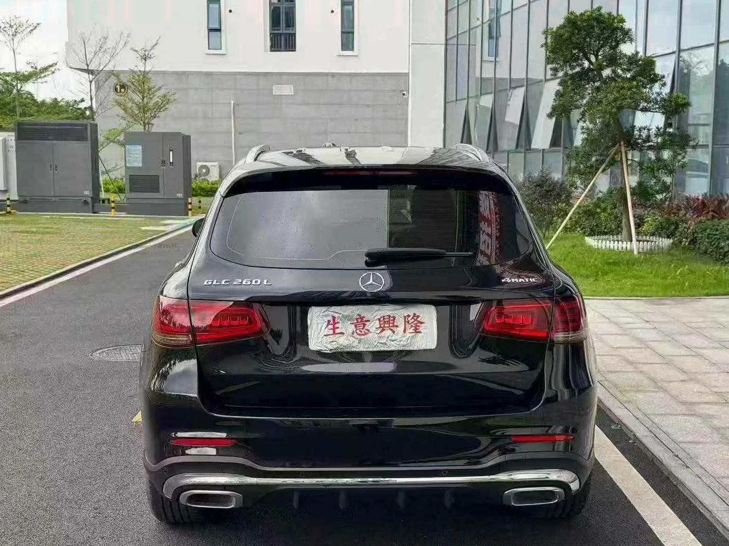 奔驰GLC 内饰后排