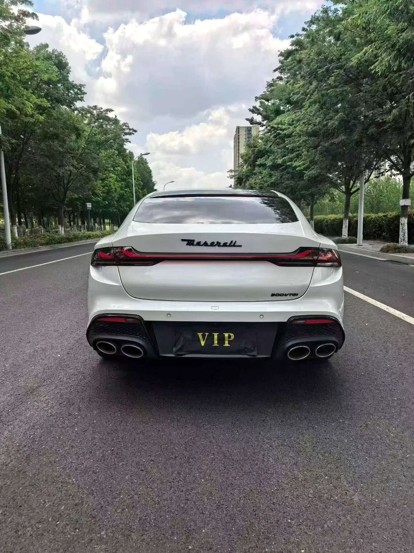 名爵7 后面外观一