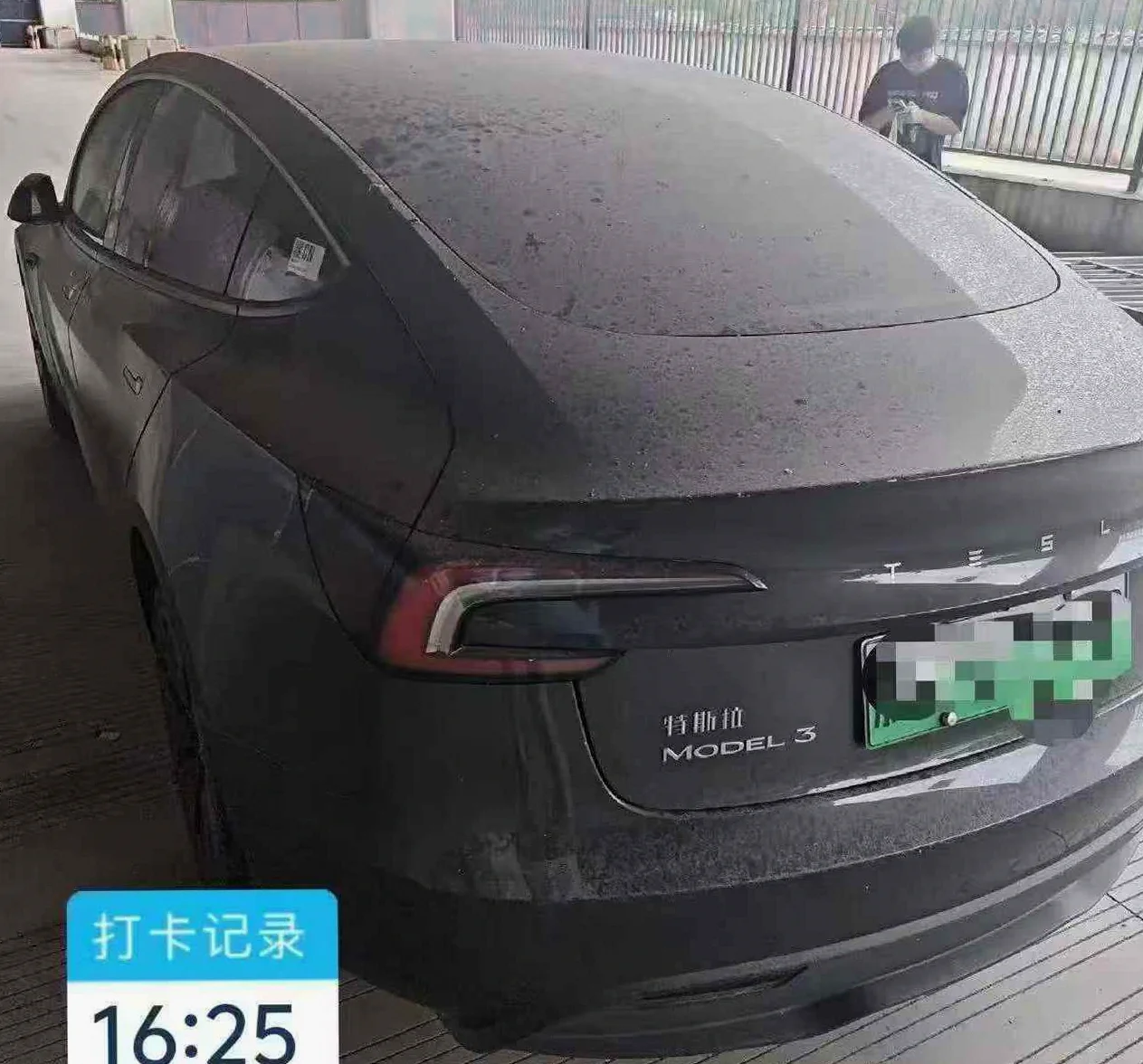 特斯拉MODEL 后面外观三