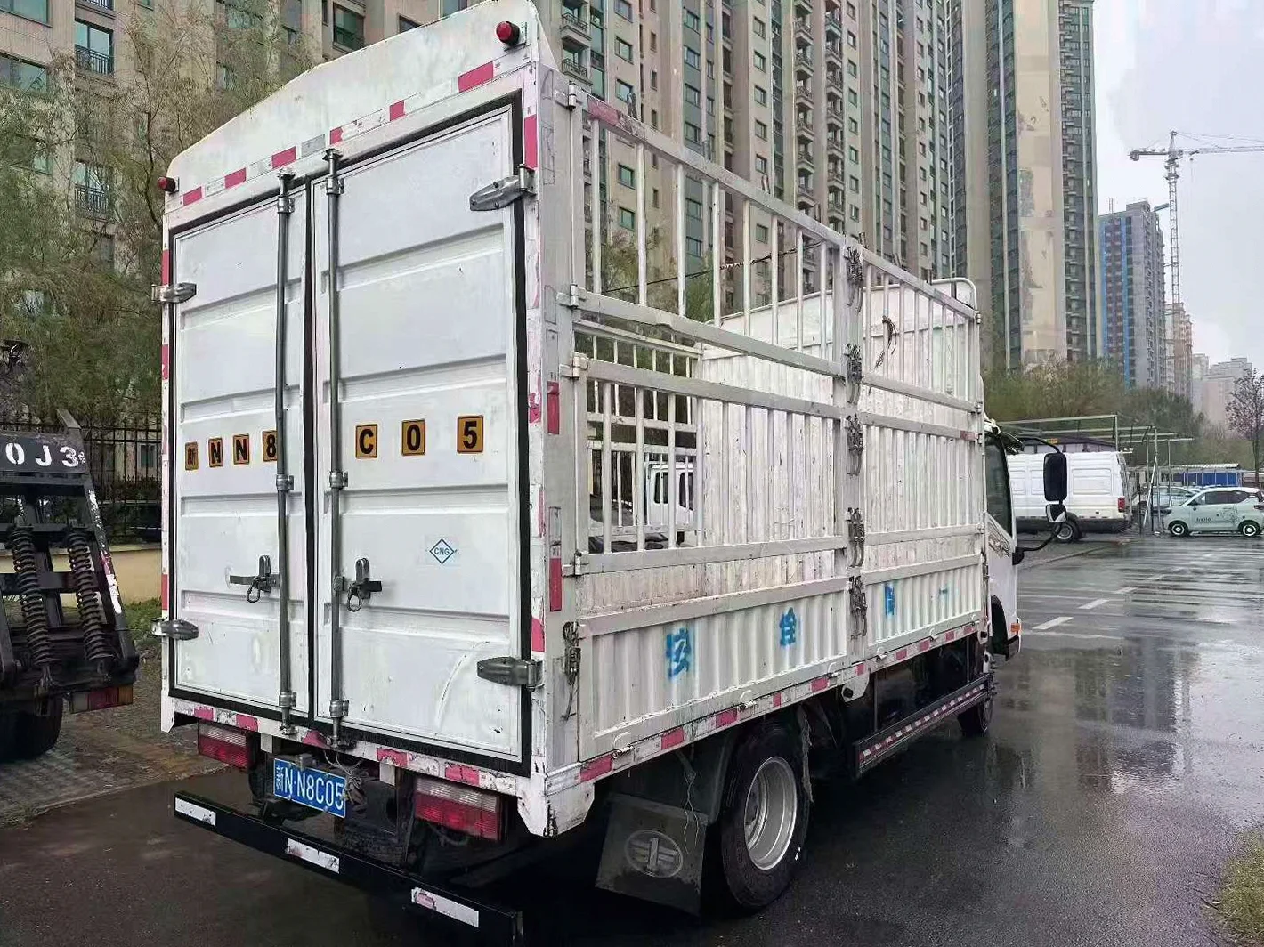 货车解放卡车 内饰后排