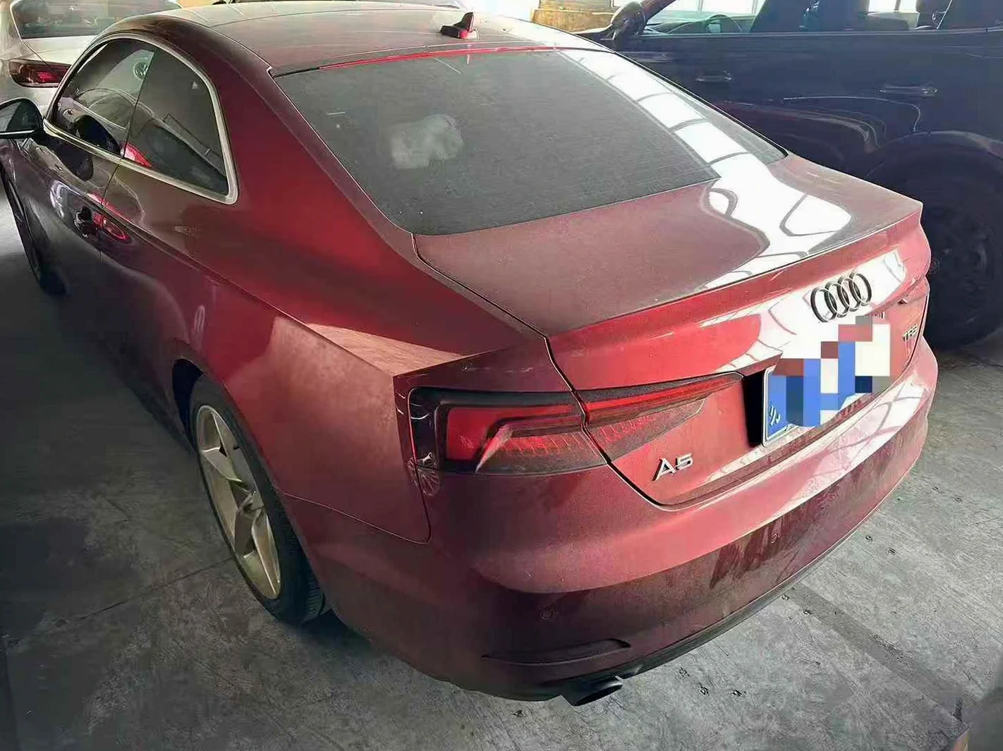 奥迪A5 后面外观一