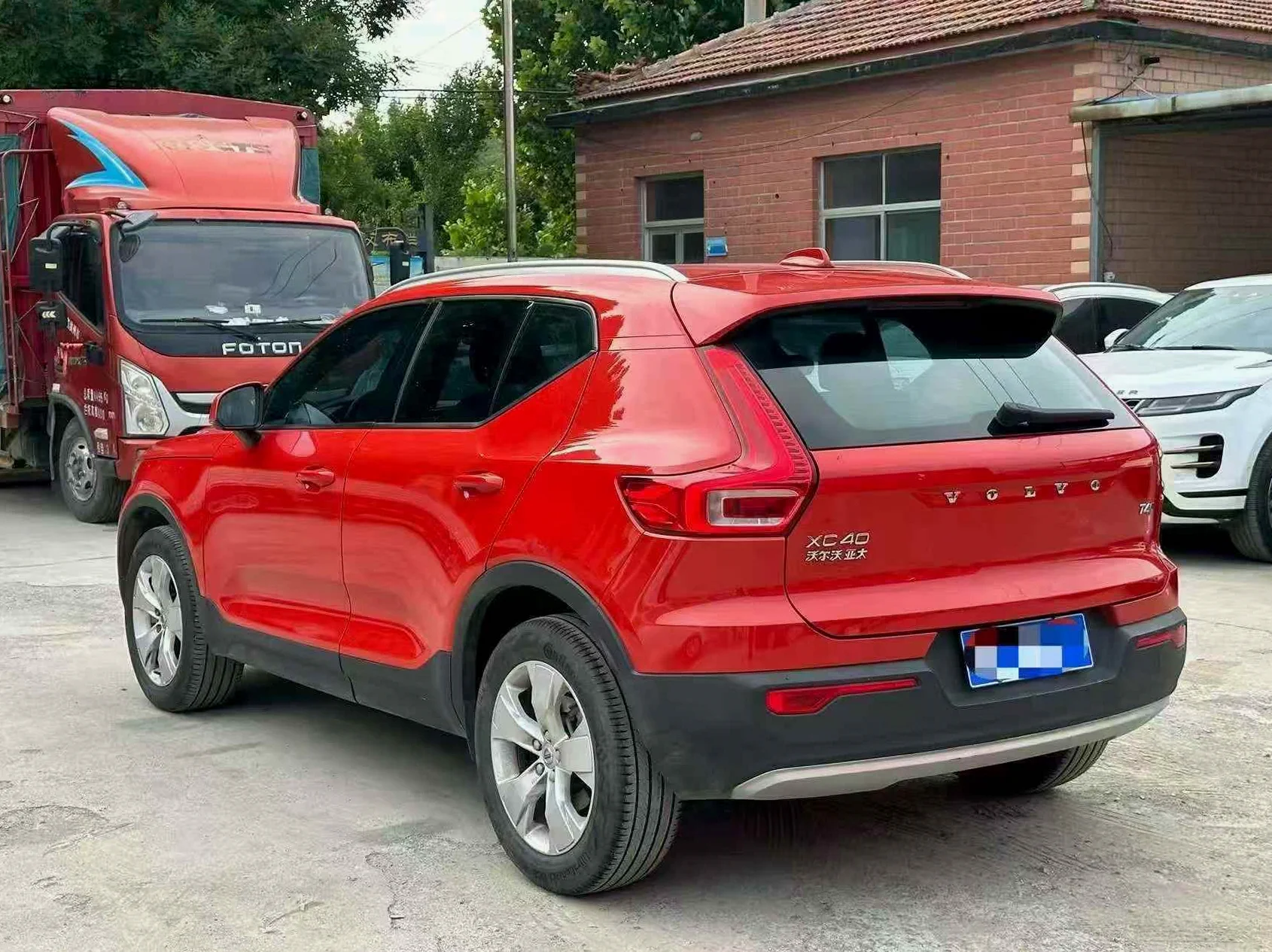 沃尔沃XC40 后面外观一