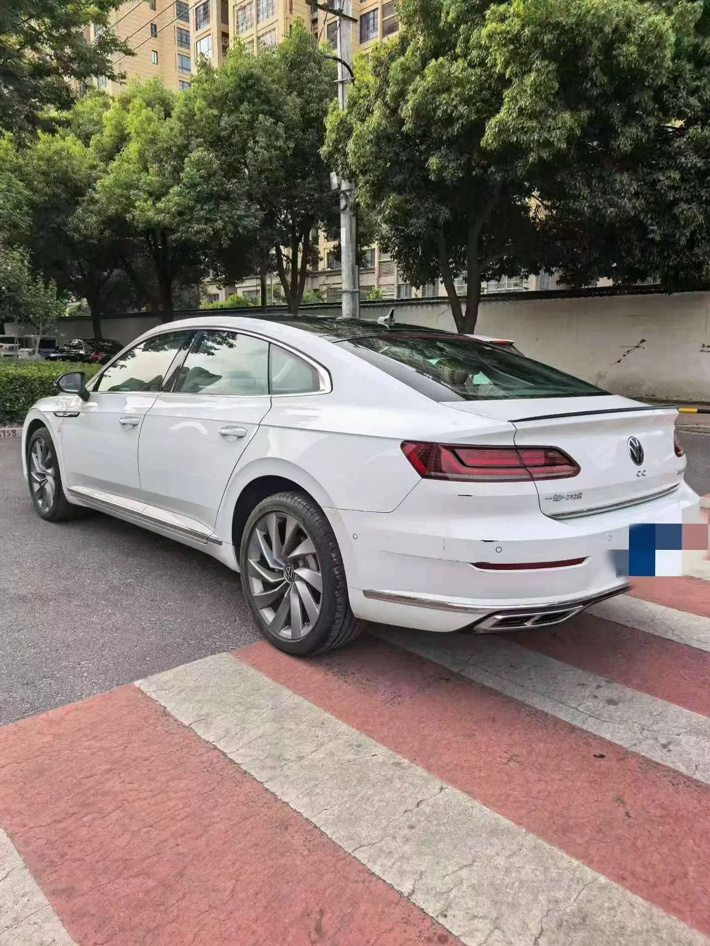 大众CC 后面外观三
