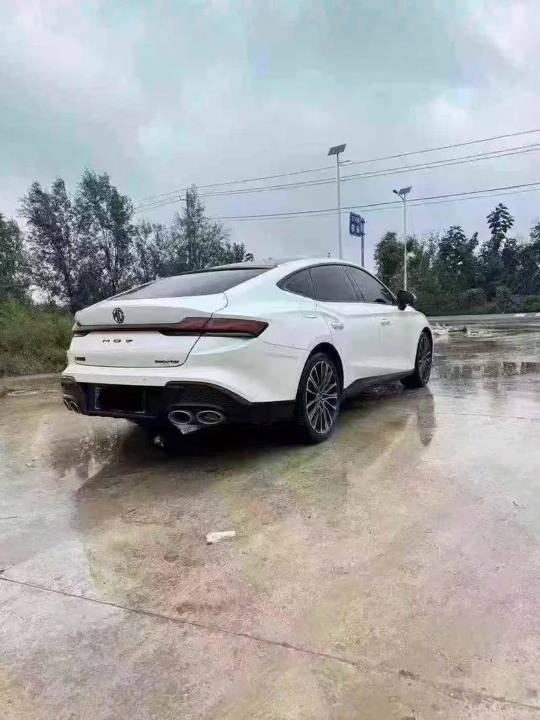名爵7 后面外观三