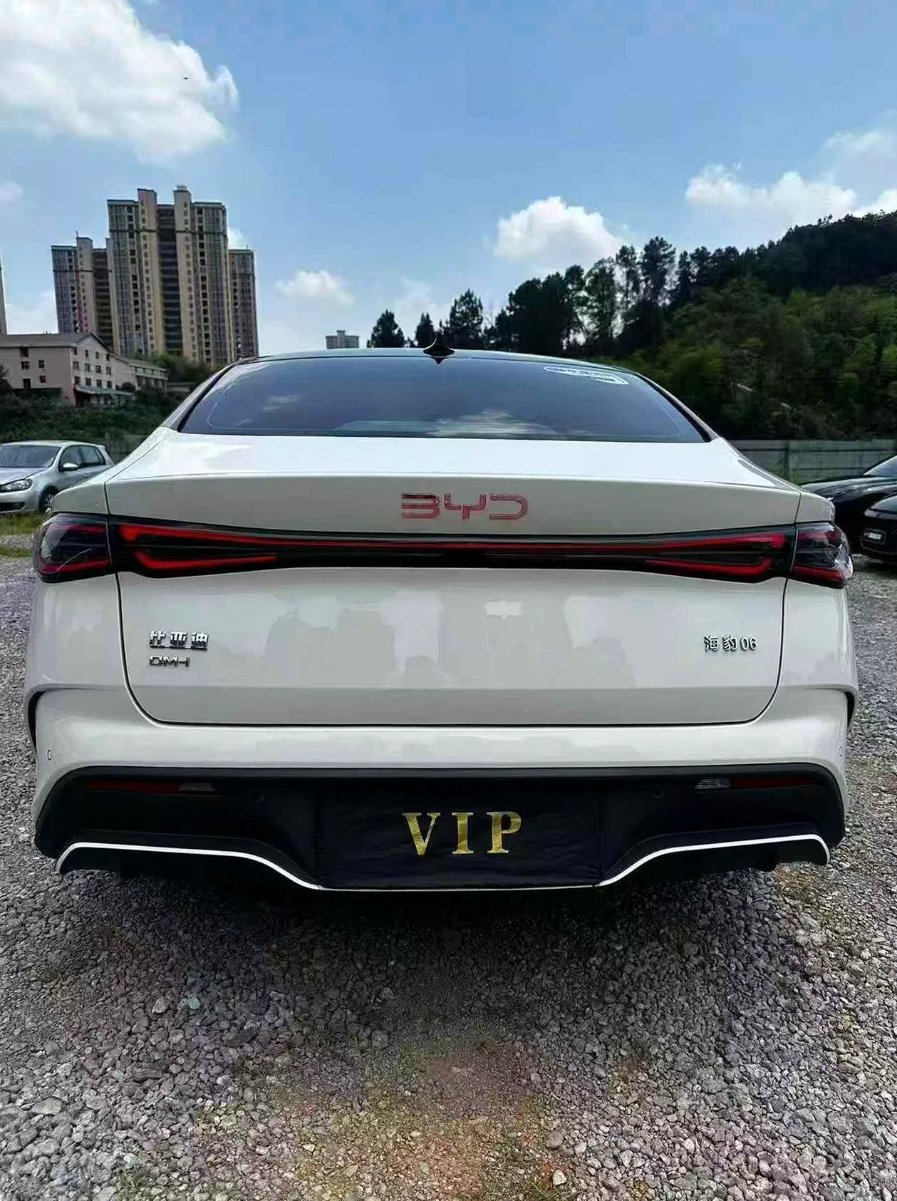 比亚迪海豹 后面外观一