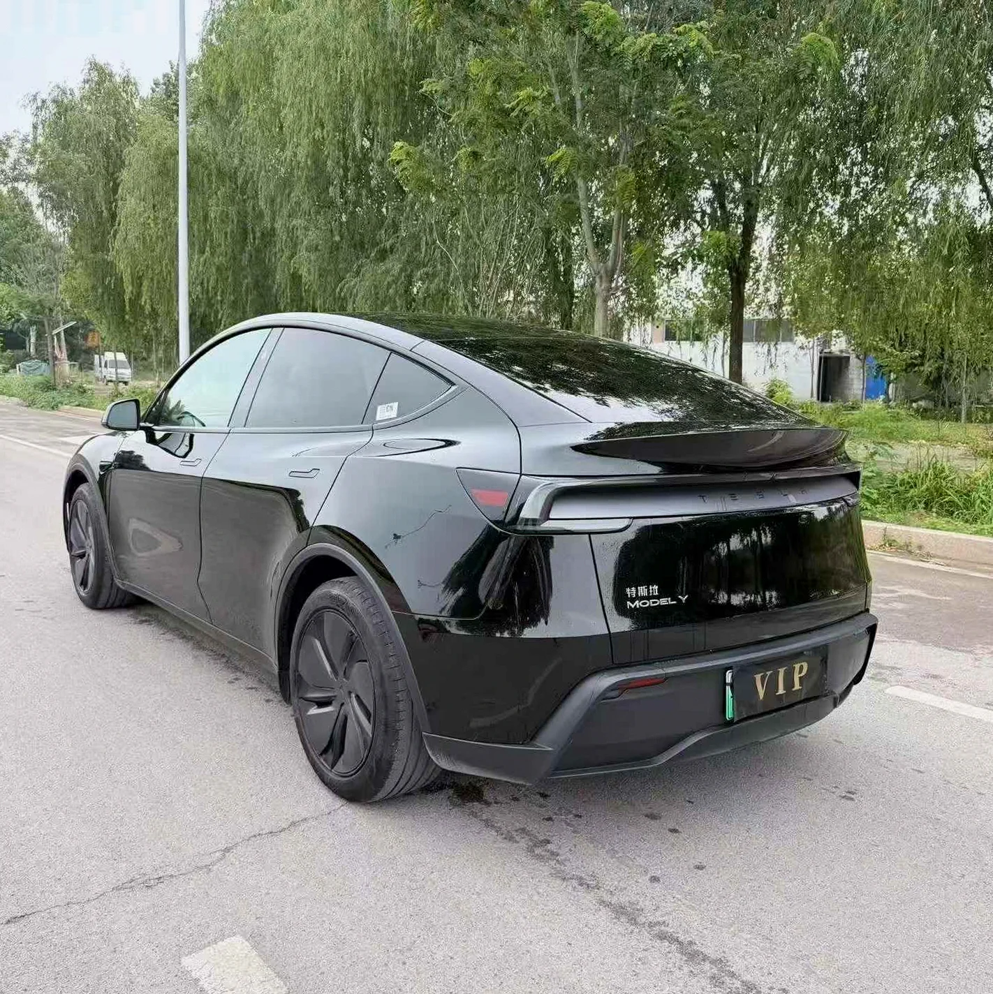 特斯拉MODEL 后面外观二
