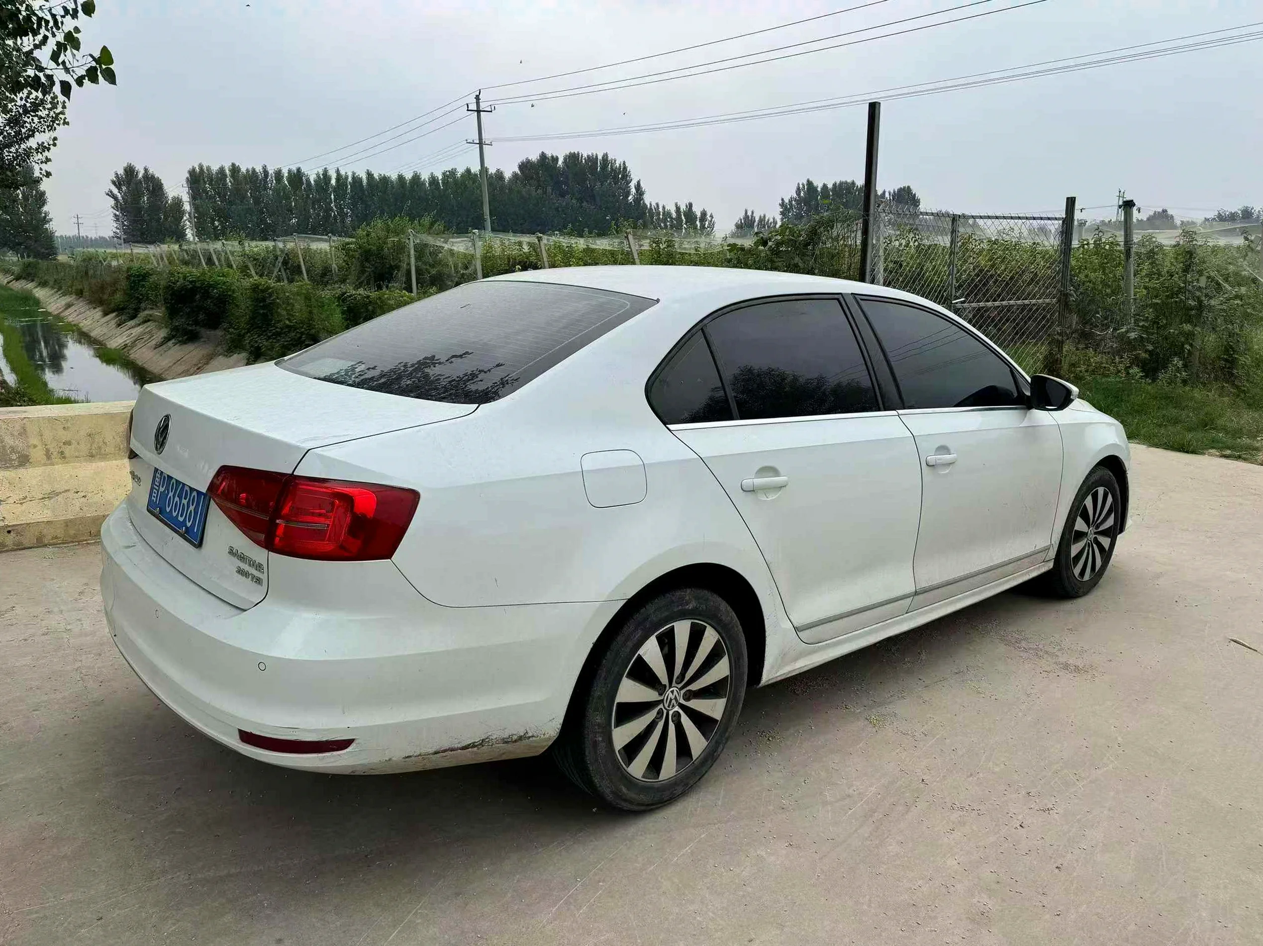 大众速腾 后面外观二