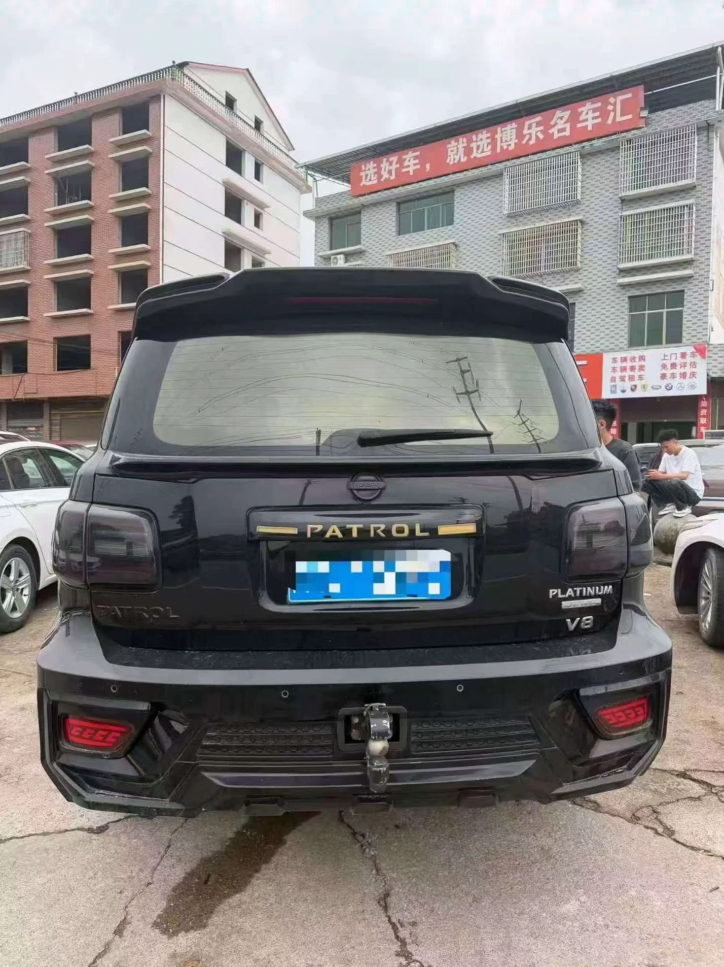 日产途乐 内饰后排