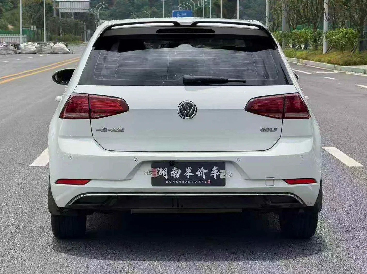 大众高尔夫 内饰后排