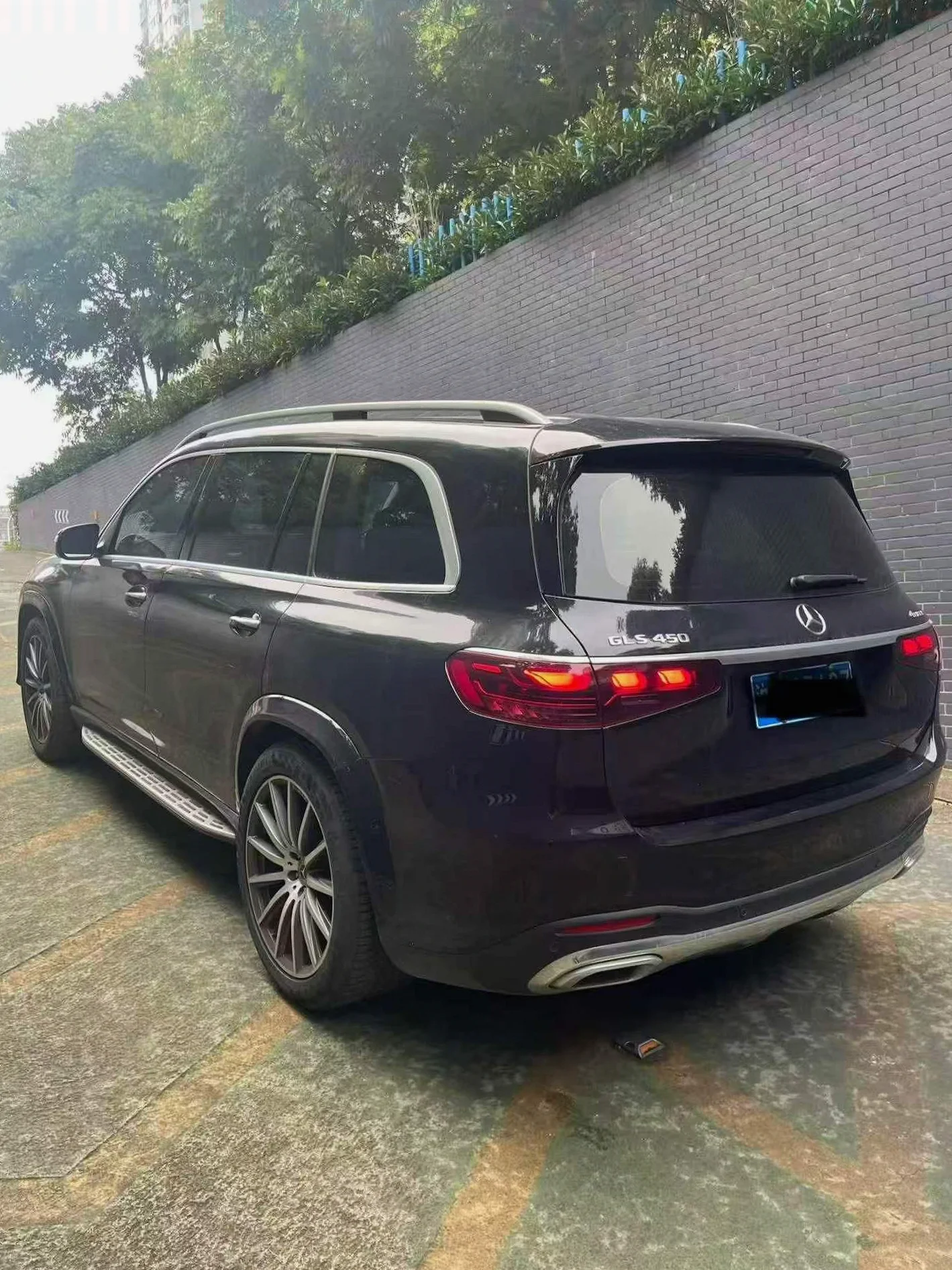 奔驰GLS 内饰后排