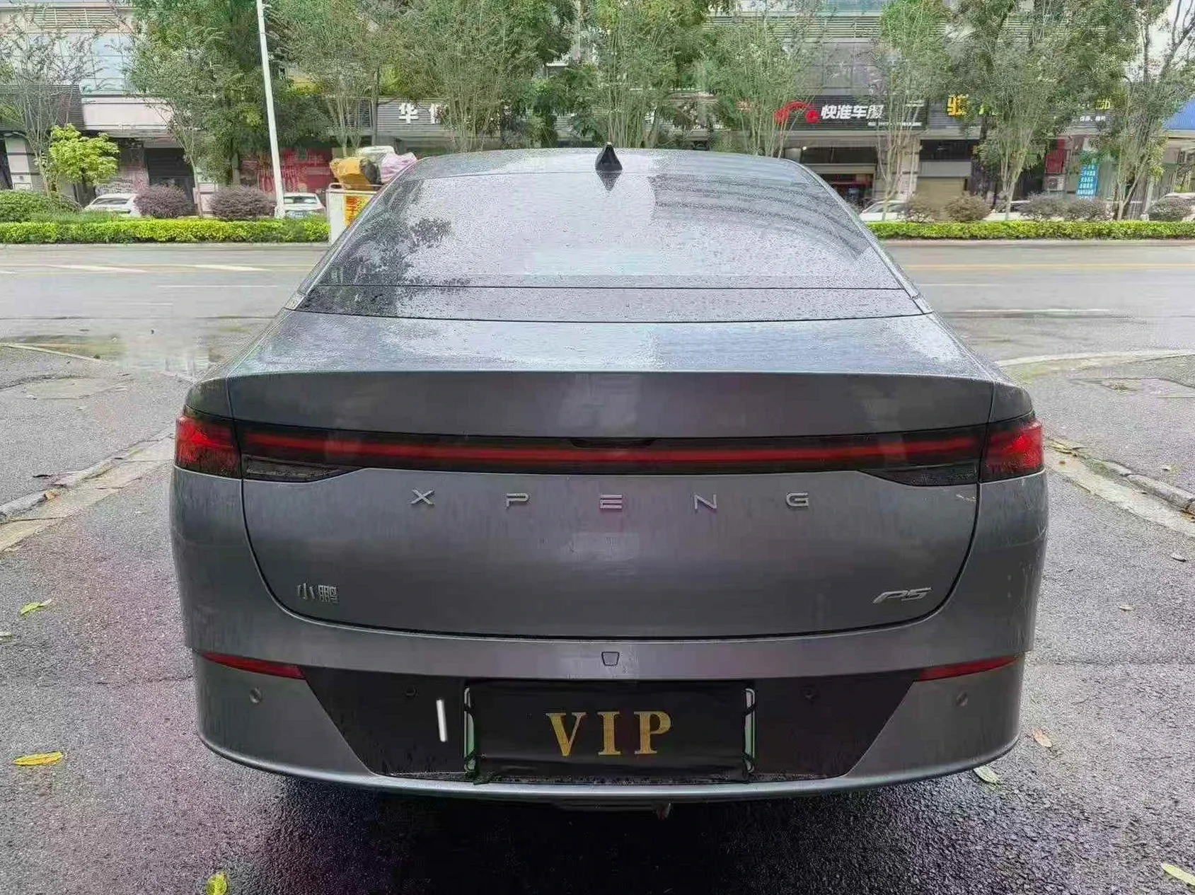 小鹏汽车P5 后面外观一