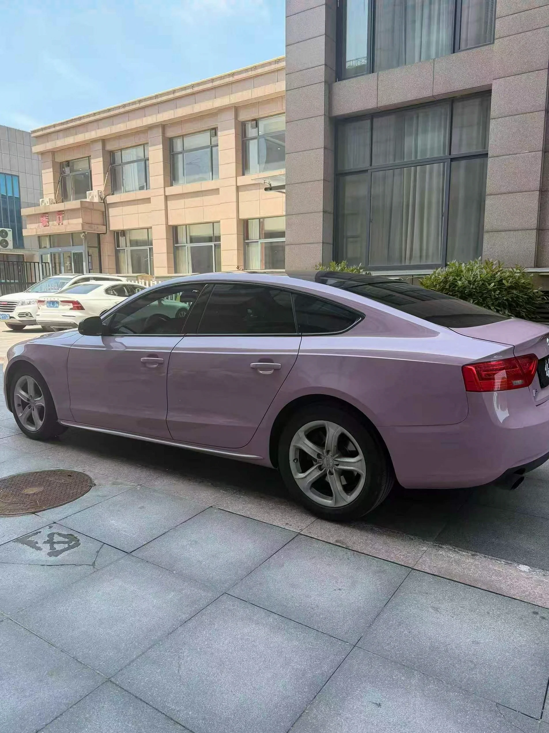 奥迪A5 后面外观一