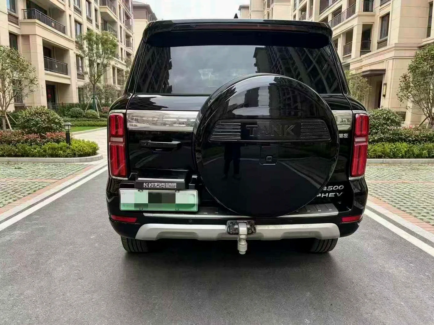 长城汽车坦克 后面外观一