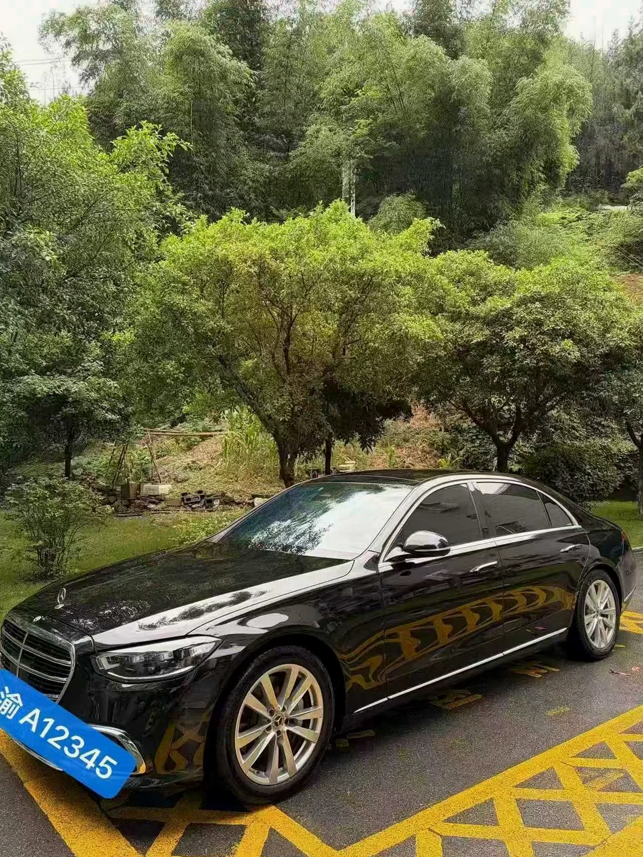 奔驰S 正面外观三