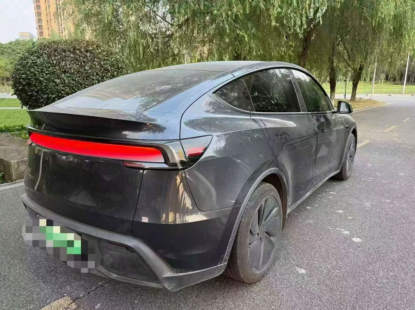 特斯拉MODEL 内饰后排
