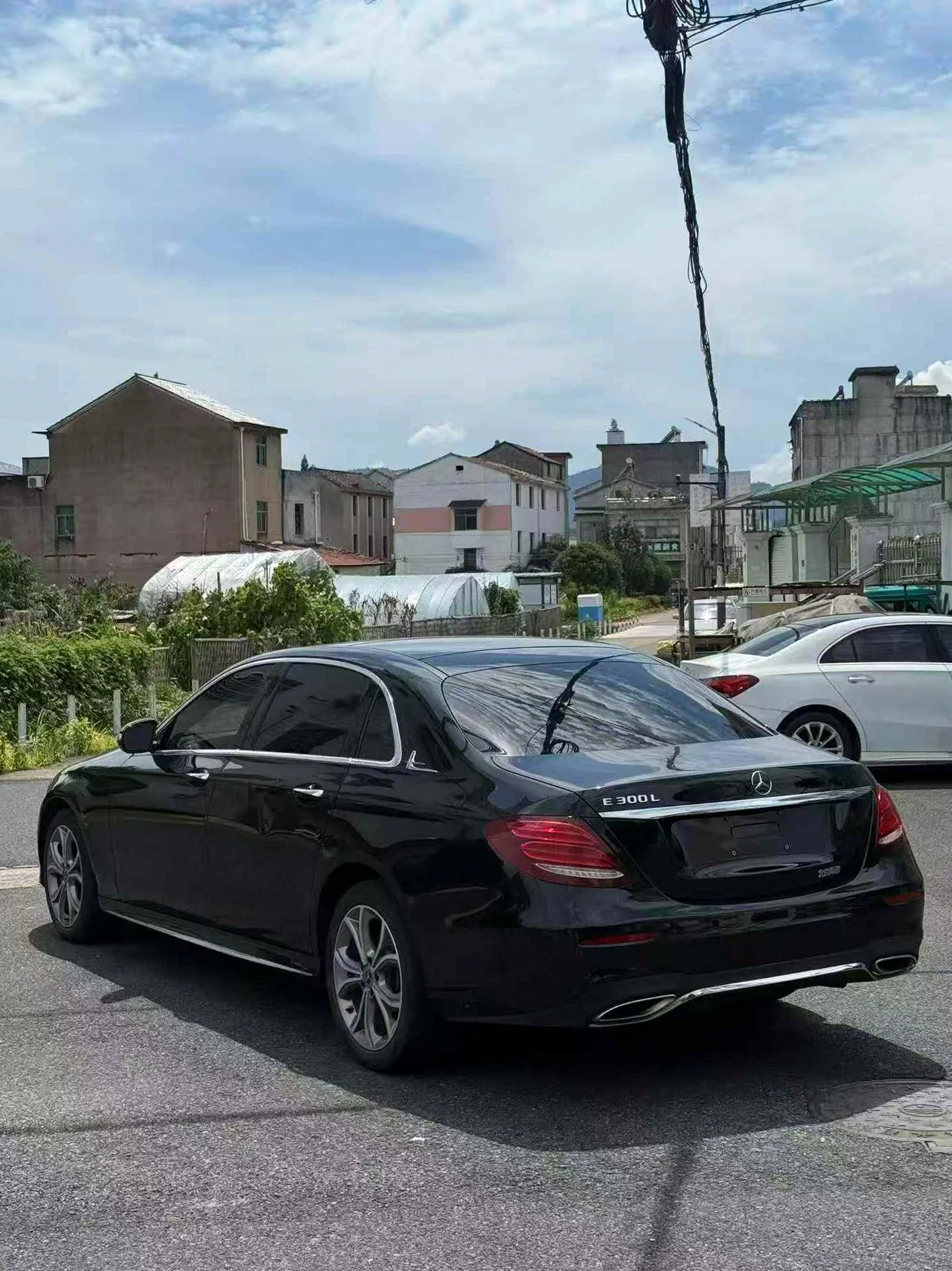 奔驰E 内饰前排