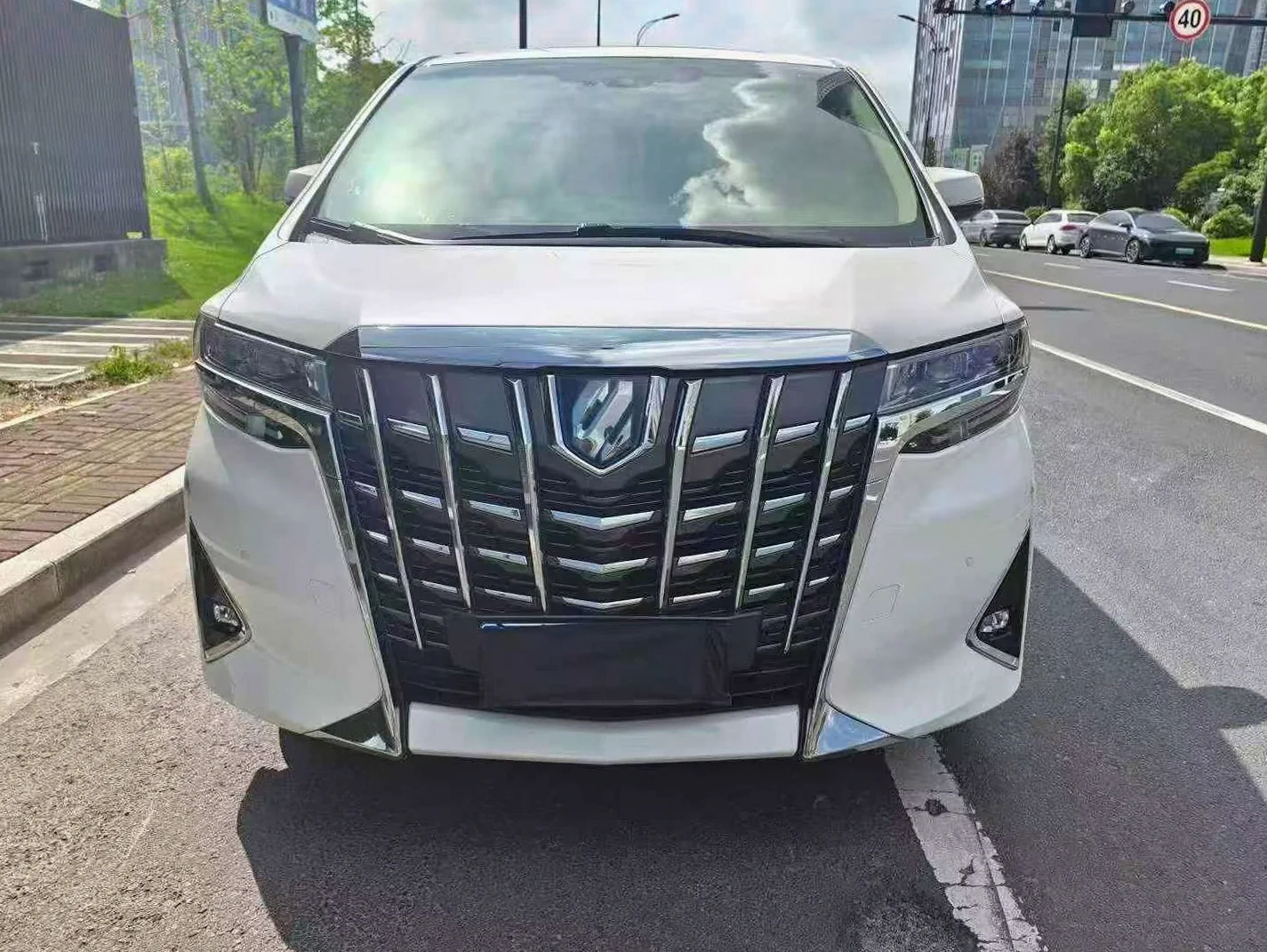 丰田埃尔法 后面外观二