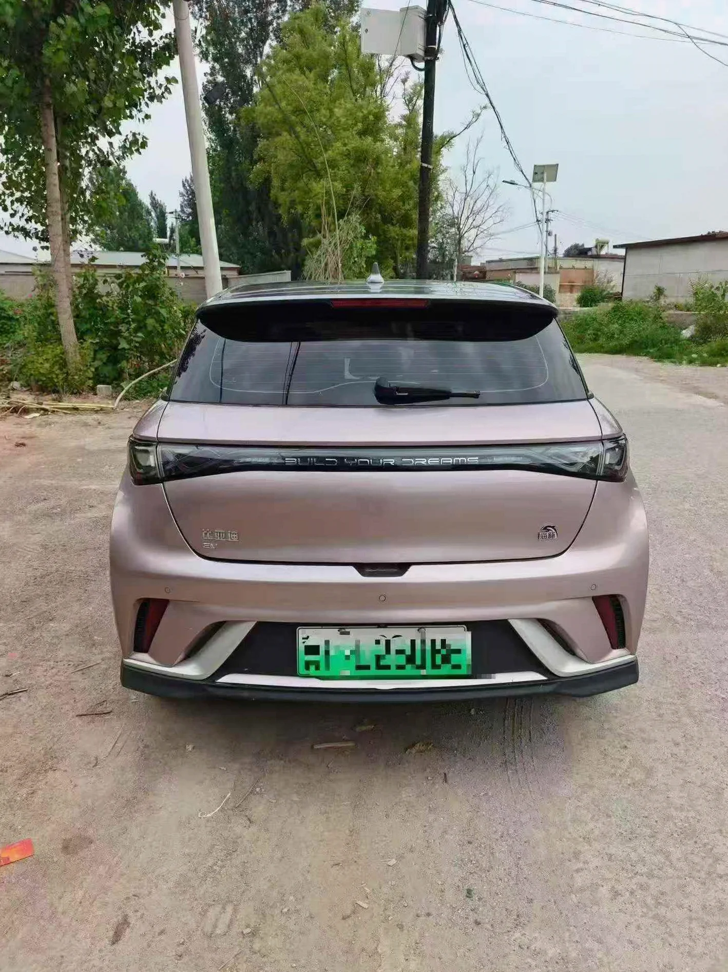 比亚迪海豚 后面外观一
